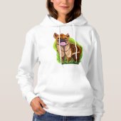 Hyena met kauwgom hoodie (Voorkant)