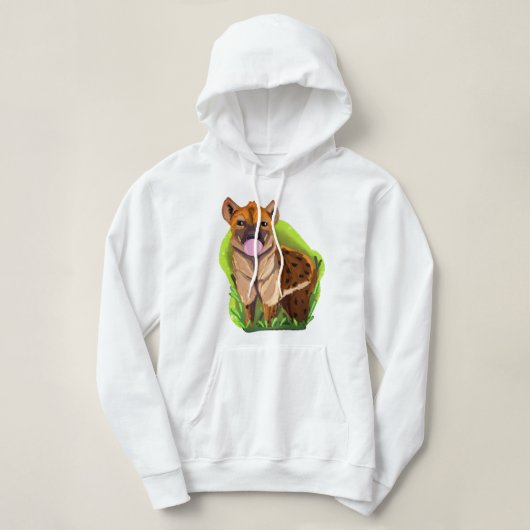 Hyena met kauwgom hoodie (Design voorkant)