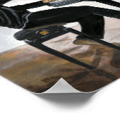 Hyena Piano Music Player Fantasy Wall Art Print (Hoek)