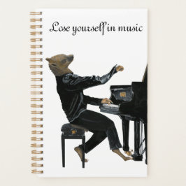 Hyena Piano Muziek Pianist Fantasy Art Planner