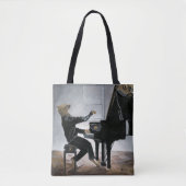 Hyena Piano Muziekspeler Fantasy Art Graphic Tas (Voorkant)