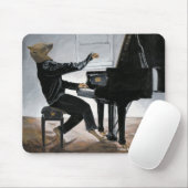 Hyena Piano Muziekspeler Fantasy Art Mousepad Muismat (Met muis)