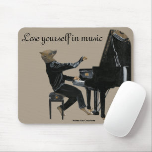 Hyena Piano Muziekspeler Fantasy Art Muismat
