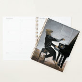 Hyena Piano Muziekspeler Fantasy Art Planner (Display)