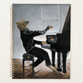 Hyena Piano Muziekspeler Fantasy Art Planner (Voorkant)