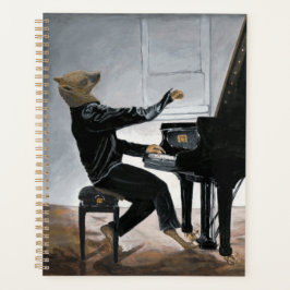 Hyena Piano Muziekspeler Fantasy Art Planner