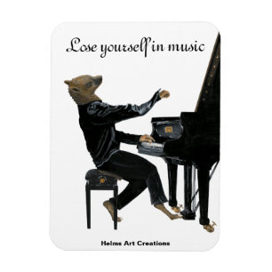 Hyena Piano Muziekspeler Fantasy Flexibele magneet