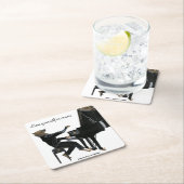 Hyena Piano Muziekspeler Fantasy Paper Onderzetter (Insitu)