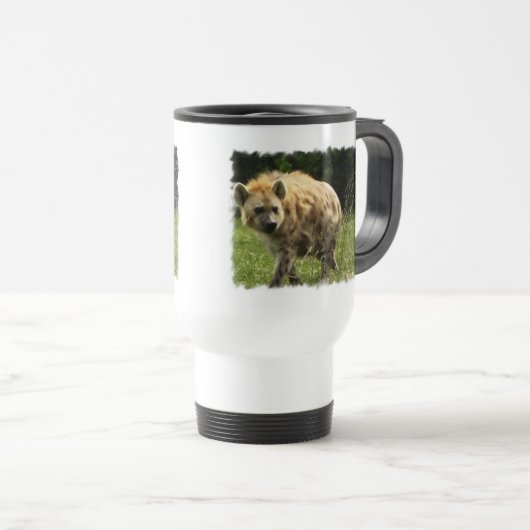 Hyena Plastic Travel Mug Reisbeker (Voorkant rechts)