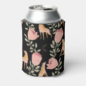 Hyena & Protea: donker  patroon Blikjeskoeler (Blikje Achterkant)