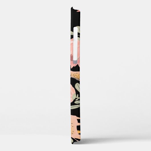 Hyena & Protea: donker patroon Case-Mate iPhone Case (Achterkant / Links)