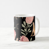 Hyena & Protea: donker patroon Koffiemok (Voorkant rechts)