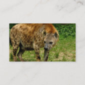 Hyena Prowl Visitekaartje (Achterkant)