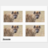 Hyena Rechthoekige Sticker (Vel)