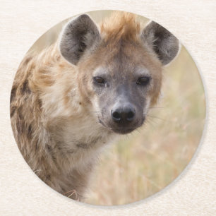 Hyena Ronde Kartonnen Onderzetter