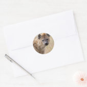Hyena Ronde Sticker (Envelop)