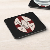 Hyena Shield Bier Onderzetter (Linkerzijde)