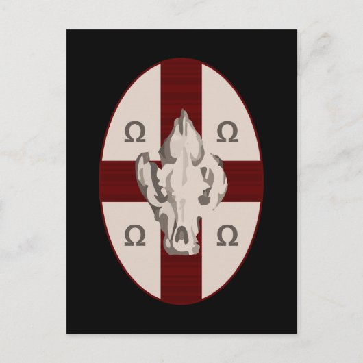 Hyena Shield Briefkaart (Voorkant)