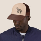 Hyena Stencil Trucker Pet (In situ)