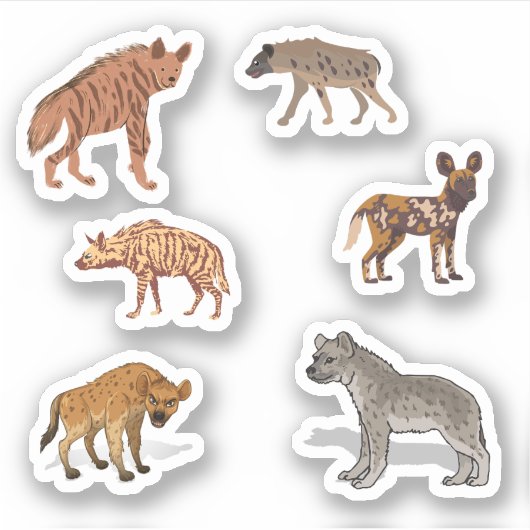 Hyena Stickers (Voorkant)