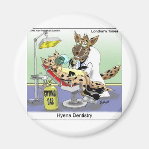 Hyena-tandheelkunde Grappige Cadeaus, T-shirts & V Magneet