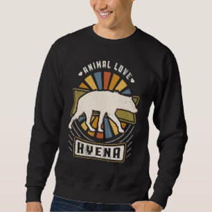 Hyena Vintage Klassiek Retro Dier Trui