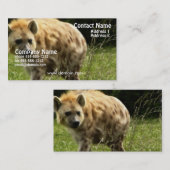 Hyena Visitekaartje (Voorkant / Achterkant)