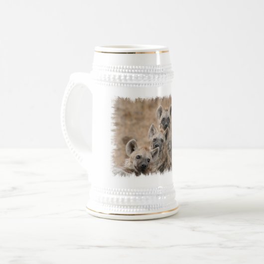Hyenas Beer Stein Bierpul (Voorkant links)