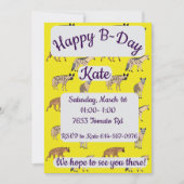 Hyena's jarig kaart (Voorkant)