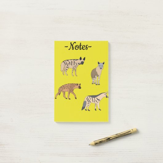 Hyena's Post-it® Notes (Op bureau)