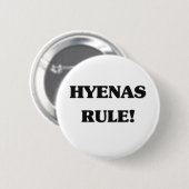 Hyenas-regel Ronde Button 5,7 Cm (Voorkant /achterkant)