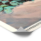 Hyères Côte d'Azur Frankrijk Oude Reisposter Poster (Hoek)