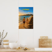 Hyères, Frankrijk – Oude Reisposter Poster (Keuken)
