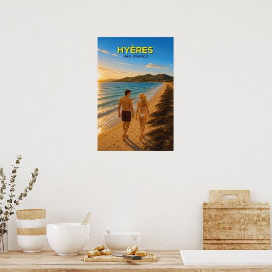 Hyères Poster (Keuken)