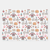 Hygee-kerstjumperpatroon Inpakpapier Vel (Voorkant 3)