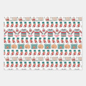 Hygee-kerstjumperpatroon Inpakpapier Vel (Voorkant)