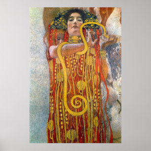 Hygeia door Gustav Klimt Poster