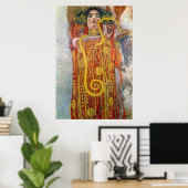 Hygeia door Gustav Klimt Poster (Thuiskantoor)