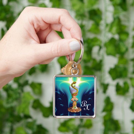 HYGEIA, GENEESMIDDEL, FARMACY MONOGRAM SLEUTELHANGER (Hand)