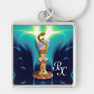 HYGEIA, GENEESMIDDEL, FARMACY MONOGRAM SLEUTELHANGER