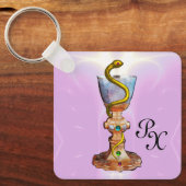 HYGEIA, GENEESMIDDEL, FARMACY MONOGRAM SLEUTELHANGER (Voorkant)