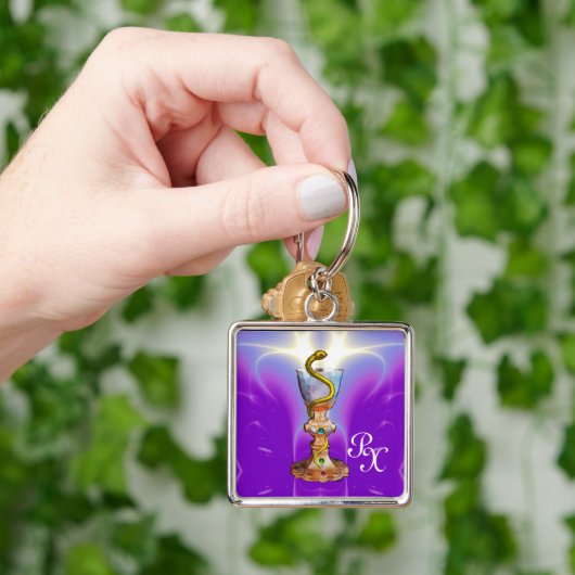 HYGEIA, GENEESMIDDEL, FARMACY MONOGRAM SLEUTELHANGER (Hand)