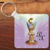 HYGEIA, GENEESMIDDEL, FARMACY MONOGRAM SLEUTELHANGER (Voorkant)