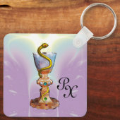 HYGEIA, GENEESMIDDEL, FARMACY MONOGRAM SLEUTELHANGER (Achterkant)