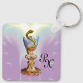 HYGEIA, GENEESMIDDEL, FARMACY MONOGRAM SLEUTELHANGER (Achterkant)