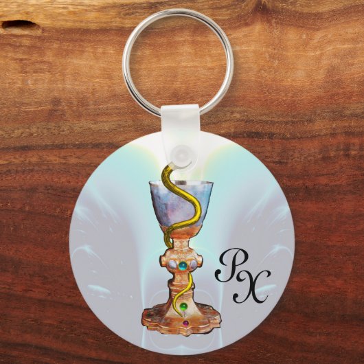 HYGEIA, GENEESMIDDEL, FARMACY MONOGRAM SLEUTELHANGER (Voorkant)