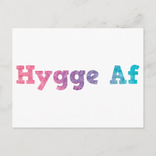 hygge af briefkaart