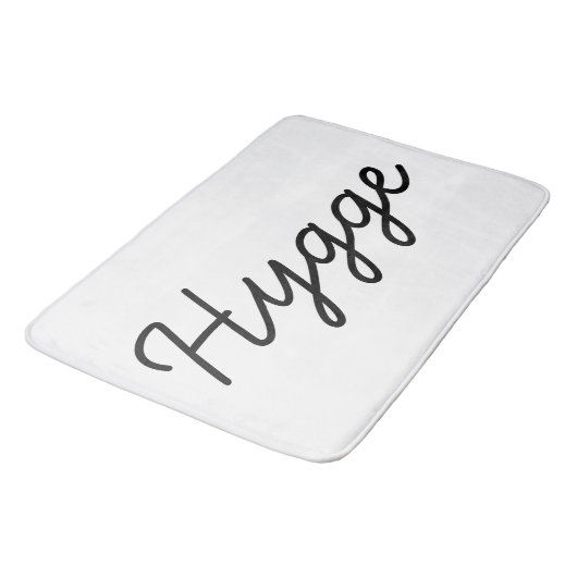 Hygge Black Elegant Badmat (Gekanteld)