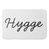 Hygge Black Elegant Badmat (Voorkant)