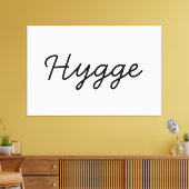 Hygge Black Elegant Canvas Afdruk (Insitu (Woonkamer))